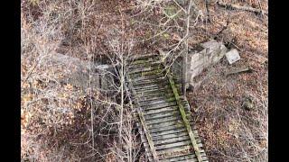 Southeast end of Monon bridge - Delphi Drone Raw Video - Monon High Bridge Area - November 22 -Part1