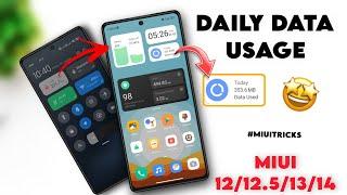 ENABLE MIUI 13/14 Daily Data Usage Use Feature In Any Redmi, Poco & Xiaomi Device | No Apk & No Root