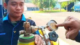 Cara Transfer Nitrogen dari Tabung Besar ke Tabung Kecil