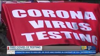 Free Covid-19 Testing Taking Place Across From KGET 17 News Studios