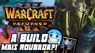 WARCRAFT 3 REFORGED: ESSA BUILD NO CHS É IMORAL!!! Custom Hero Survival WC3 remaster gameplay PT-BR