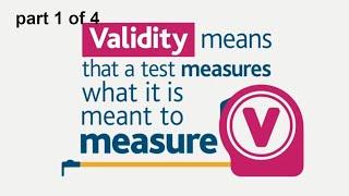 What is validity?