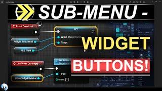 Unreal5 Blueprints: Sub-Menu-Button (Widget-Switcher!)
