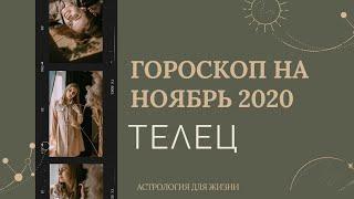 ВАЖНО! ТЕЛЕЦ. Гороскоп на НОЯБРЬ 2020 | Алла ВИШНЕВЕЦКАЯ