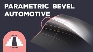 Autodesk Maya - Parametrischer Automotiver-Radius - Parametric Automotive Bevel (basic idea)