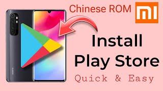 How To Install Google Play Store On Xiaomi Redmi Chinese ROM | Install Google Play Store China Rom