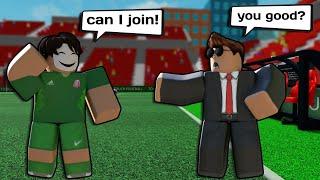 I Joined a CLAN on an ALT Account... (Touch Football Roblox)