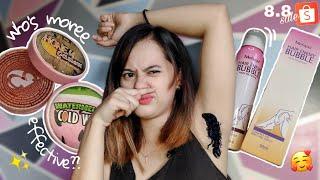 DIY COLDWAX vs PAINLESS HAIR REMOVER SPRAY (Hair Removal Demo + Review) | Zai