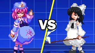 Yuyuko vs Reimu vore [Mugen vore]