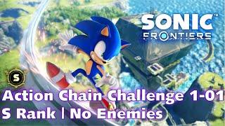 Sonic Frontiers - Action Chain Challenge 1-01 [S Rank | No Enemies]