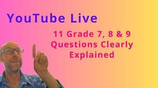 Grade 7-9 IGCSE Maths Exam Questions Live Walk-Through