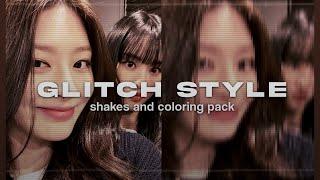 am glitch style transition and coloring pack [xml]
