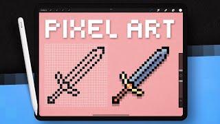 How To Make PIXEL ART in Procreate [Full Beginner Guide]