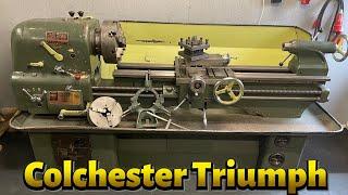 Colchester Triumph MK1.5 Round Head Big Size Lathe Svarv Tour Drehmaschine