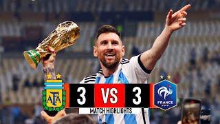 Argentina vs France (3-3) | Extended Highlights And Goals | World Final 2022