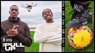 PRO FOOTBALLER vs DRONE | Callum Hudson-Odoi & Antony Elanga Take On Drone Challenge | The Pull Up