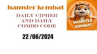 earn free 6000000 free coin hamster Kombat daily cipher and daily combo code for free