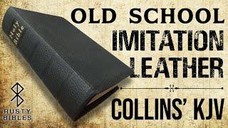 Post WWII Imitation Leather? Collins' Clear-Type Press KJV New Brevier Edition Tabbed Bible Review