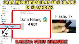 Cara Mengembalikan File Hilang di Flashdisk Karena Virus