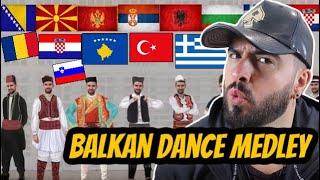 Balkan Dance Medley (Albania, Serbia, Türkiye, Bosnia, Greece, Croatia etc) *British REACTION*