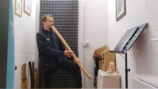 Testing this 3.5 hotchiku shakuhachi 