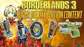 Borderlands 3 Super Deluxe Edition Content Preview - Weapon Skins + Character Skins!!