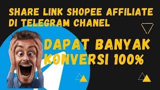 Cara buat channel di Telegram_Share link Shopee Affiliate ke Telegram