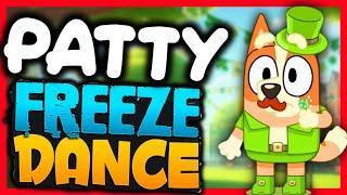 ️st. PATRICK’s BLUEY FREEZE DANCE ️ St. PATTY’s Brain break for kids ️ JUST DANCE ️