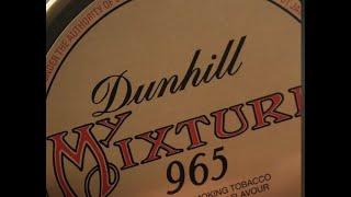 Vintage & collection pipe tobacco reviews : Dunhill My mixture 965 #79