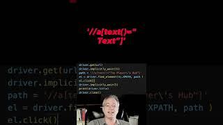 Find elements by text when web scraping with Selenium in Python #python #selenium #shorts