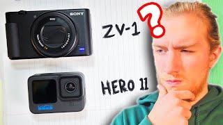 SONY ZV-1 vs GOPRO HERO11! Which is the BEST CAMERA?