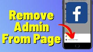 How To Remove Admin From Facebook Page