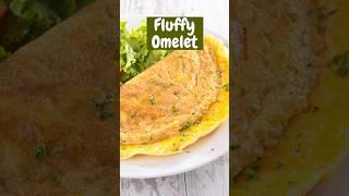 Fluffy and Healthy Omelet | Breakfast Recipe #shorts #omelette