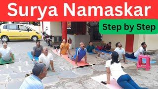 Surya Namaskar | Surya Namaskar Yoga | Surya Namaskar for Beginners | Sun Salutation | Sarita Desai