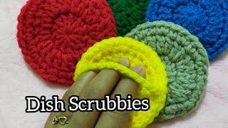 How to crochet a DISH SCRUBBY