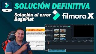 SOLUCIÓN al error BugsPlat en Filmora X | AS Tecnología