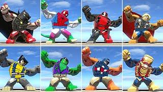 All Big Fig Characters Perform Hulk Transformation in LEGO Marvel Super Heroes