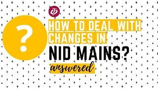 How to deal with changes made in NID Mains 2020?