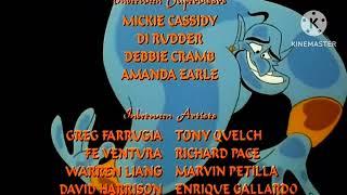 Aladdin and the King of Thieves (1996) - End Credits - (High Pitch)