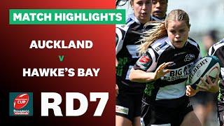 RD 7 HIGHLIGHTS: Auckland v Hawke's Bay (Farah Palmer Cup 2024)