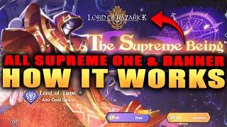 *NEW* SUPREME ONE BANNER & EVERY SUPREME ONE REVIEW!!!! (Overlord: Lord of Nazarick)