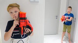 СРАЖЕНИЕ НА НОВЫХ НЕРФАХ. NERF  RIVAL vs NERF MEGA