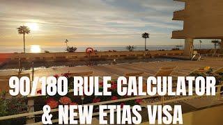 90/180 Day Rule Calculator & The New ETIAS Visa for Europe