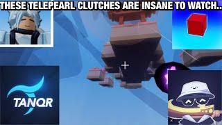 THESE TELEPEARL CLUTCHES ARE INSANE TO WATCH..(Roblox Bedwars)