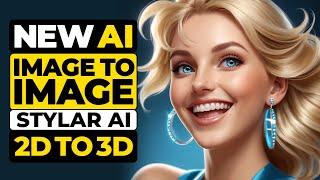 Free AI for Convert Images to 2D Cartoon, Anime or 3D Animation Style - Image to Image AI Tutorial