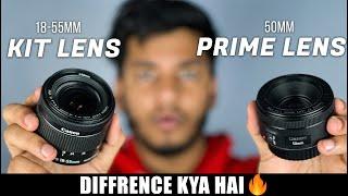 50mm Lens Vs 18-55mm Lens | Which One Is Best For you | Biggest Camera Lens Comparison Video Ever !