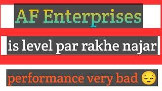 AF Enterprises share big update and target  AF Enterprises share technical analysis ️