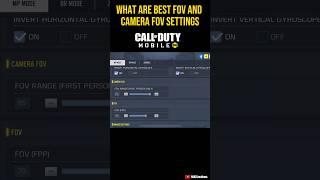 Best FOV Settings For Call Of Duty Mobile #shorts #codm #codmobile