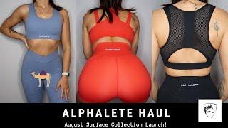 Alphalete Surface Collection Try on Haul & Review | squat proof? camel toe? softest material ever?