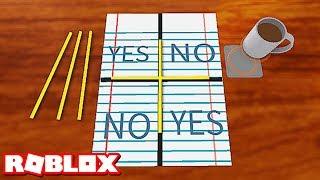 CHARLIE CHARLIE CHALLENGE IN ROBLOX